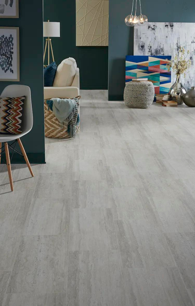 Luxury sheet vinyl floor