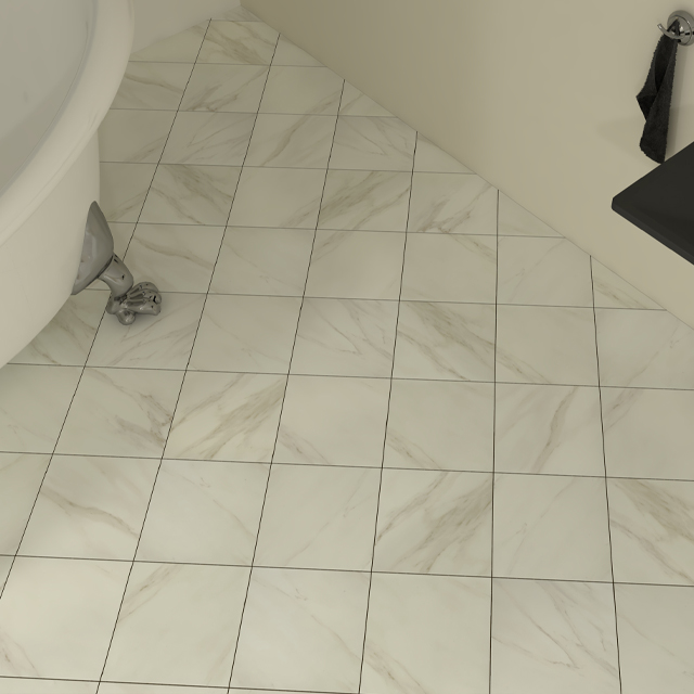 Mirasol Bianco Carrara porcelain tile