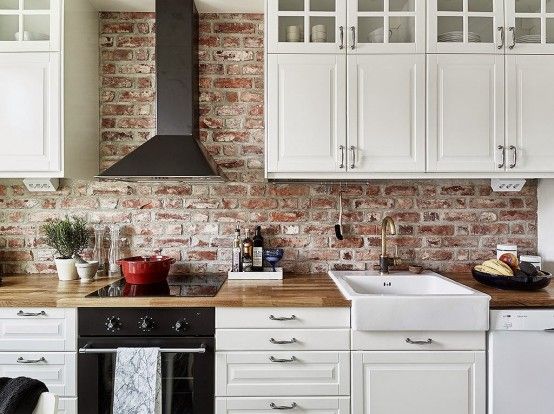 Brick Backsplash